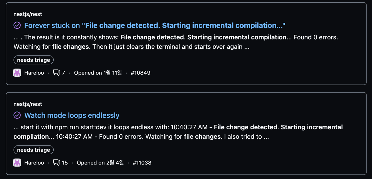 nestjs-watch-issues-1